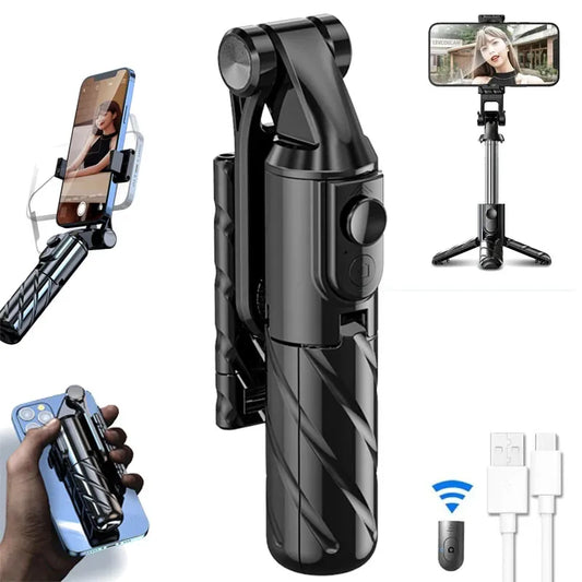 Wireless 4 in 1 Selfie Stick Tripod with Light & Bluetooth Remote