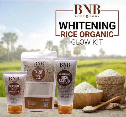 B&B Rice Glow 3 in 1 Skincare Kit