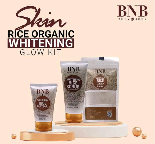 B&B Rice Glow 3 in 1 Skincare Kit