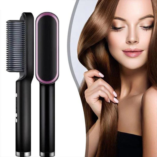 Electric Hair Straightening Comb – Fast Heating & Anti-Scald